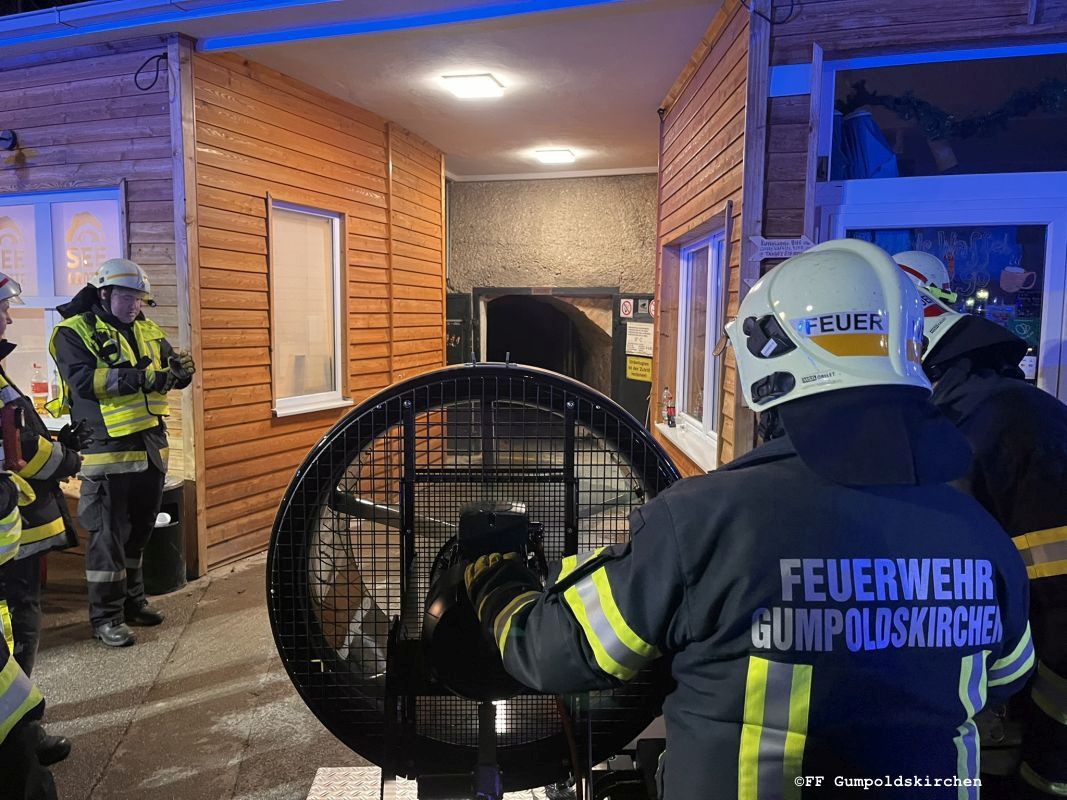 Unterstützung bei Brand in der Seegrotte am 28.12.2025